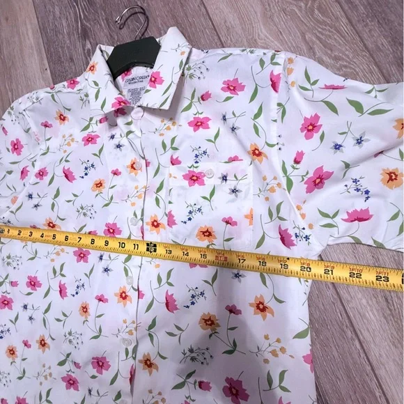 #10) Cabin Creek Wrinkle Free Floral Shirt - Picture 5 of 7